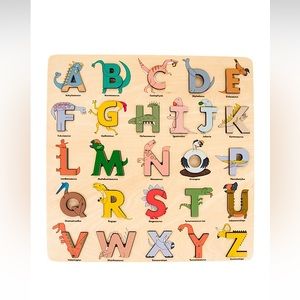 Dino Wooden Alphabet Puzzle